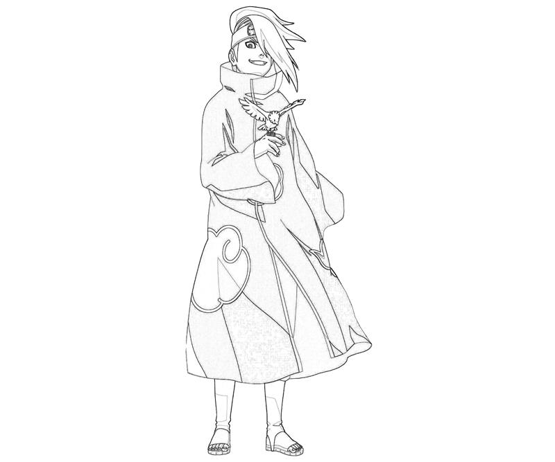 800x667 Naruto Deidara Ninjutsu Surfing