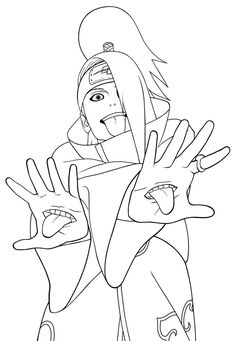 236x341 Pin By Marjolaine Grange On Coloriage Naruto Naruto