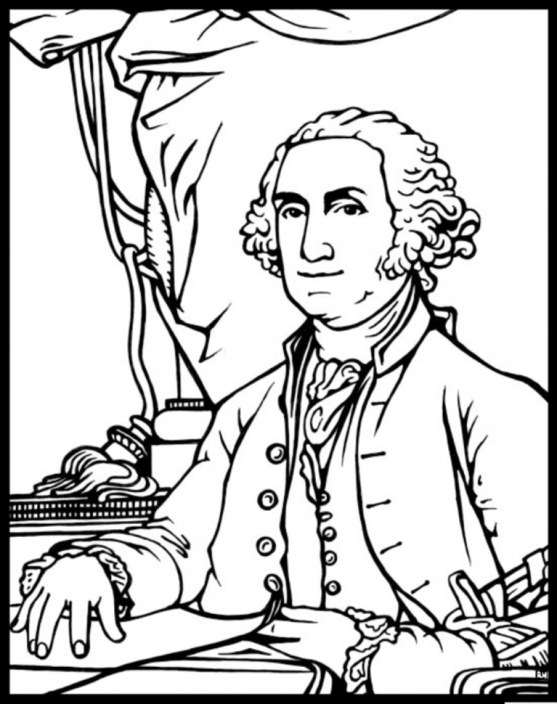 George Washington Coloring Page 64 With George Washington Coloring 810x1024 George Washington Coloring Page 64 With George Washington Coloring