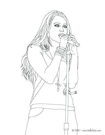 364x470 Demi Lovato Coloring Pages Coloring Pages Singing Coloring Page