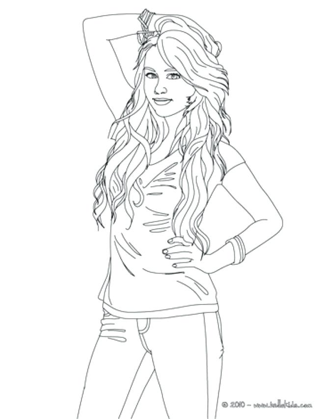 660x853 Selena Gomez Coloring Page Coloring Page And General Selena Gomez