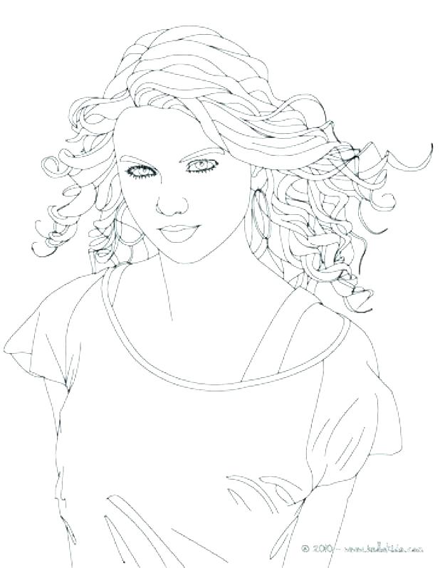 618x798 Coloring Selena Gomez Coloring Page