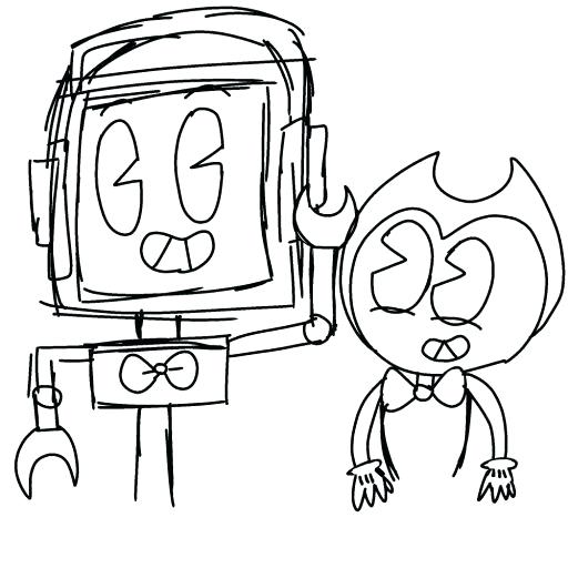 Bendy And The Ink Machine Coloring Pages Printable The Dancing 512x512 Bendy And The Ink Machine Coloring Pages Printable The Dancing