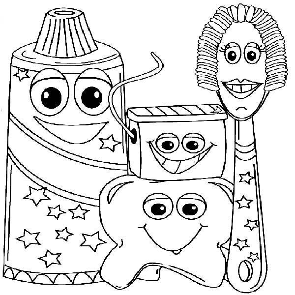 Example Picture Of Dental Health Coloring Page Color Luna 600x600 Example Picture Of Dental Health Coloring Page Color Luna