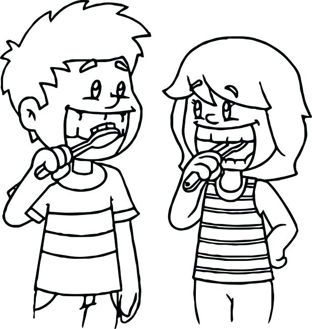 Tooth Brushing Coloring Pages Dental Coloring Pages For Preschool 618x652 Tooth Brushing Coloring Pages Dental Coloring Pages For Preschool