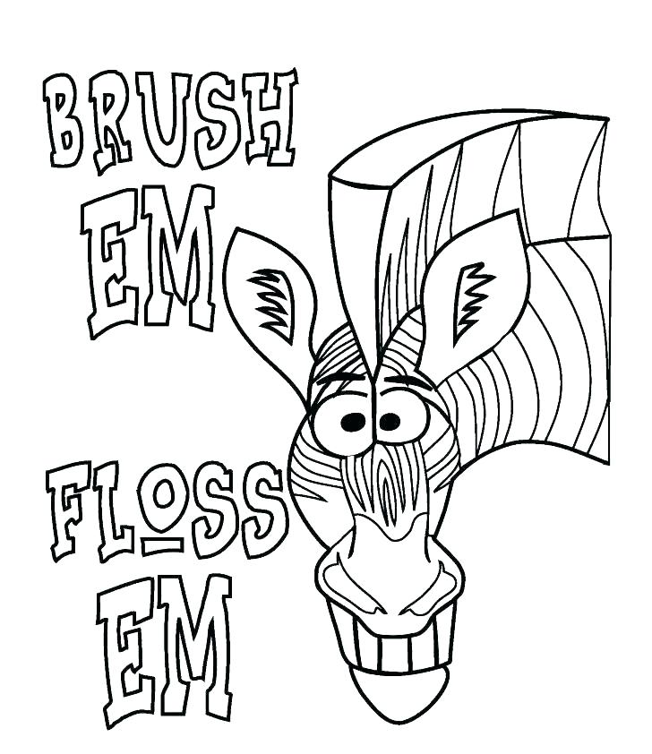 728x842 Preschool Dental Coloring Pages