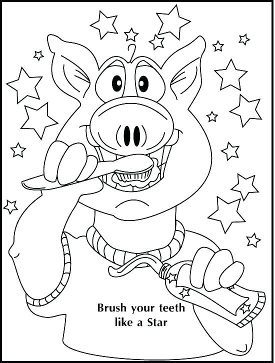 550x726 Dental Coloring Sheets