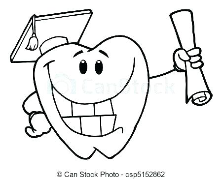 450x364 Dental Pictures To Color Dental Coloring Page Tooth Color Page