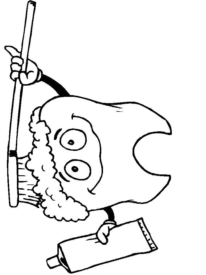 718x957 Coloring Pages Dental Hygiene 5 Znaki Za Sluz