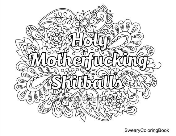 570x441 179 Best Swear Words Coloring Pages Images On Coloring