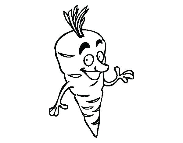 600x470 A Bunny In A Jumpsuit Holding A Carrot Coloring Page Zahlkarte.site