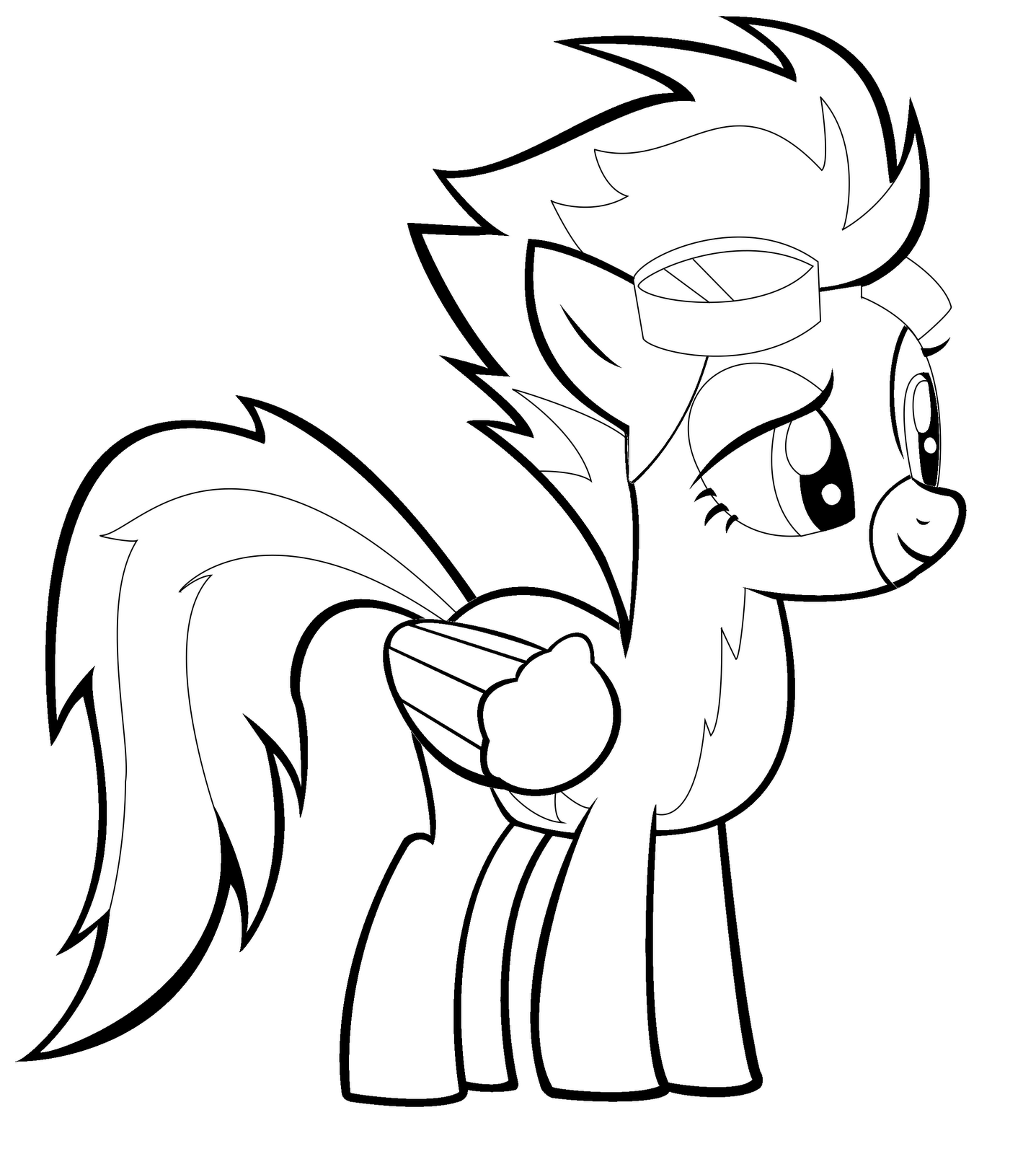 1437x1600 My Little Pony Spitfire Coloring Pages