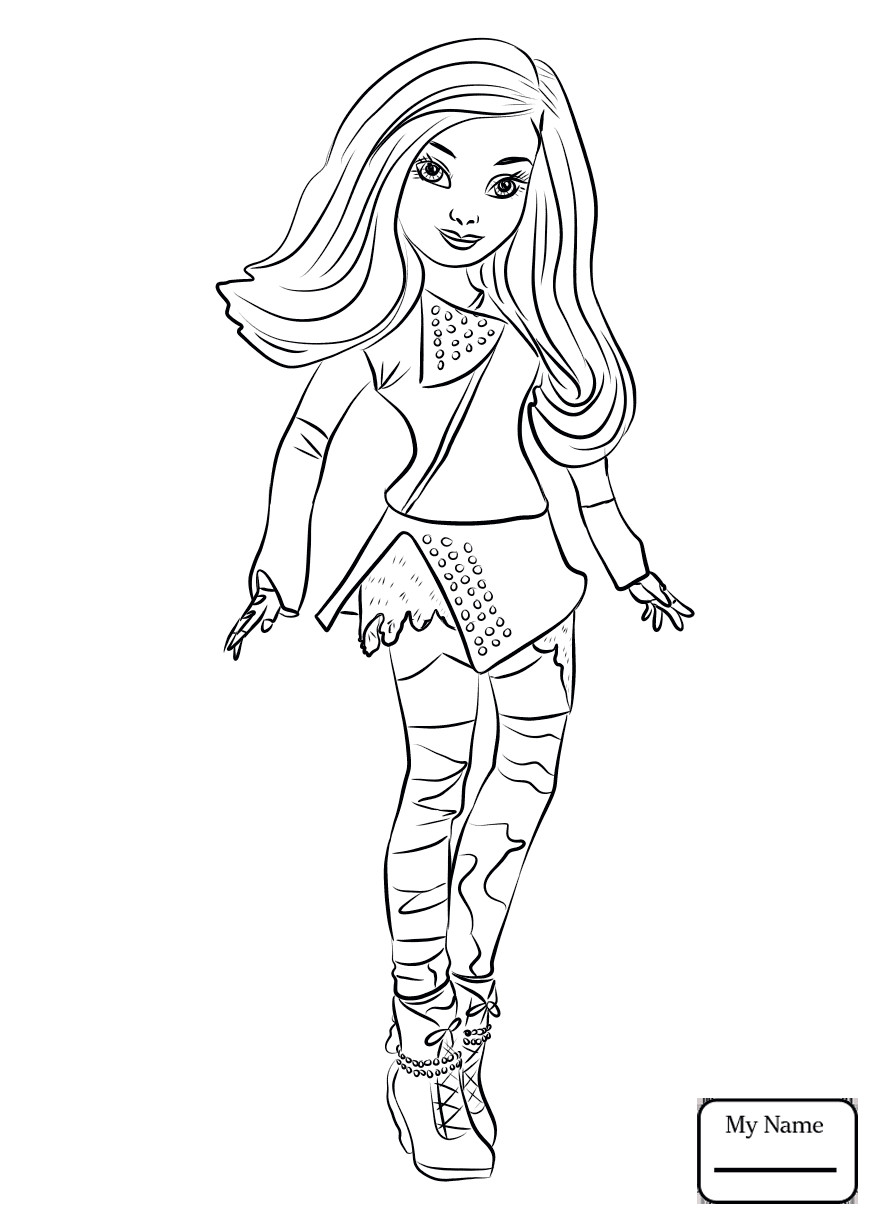 Descendants 2 Uma Coloring Pages 874x1224 Descendants 2 Uma Coloring Pages