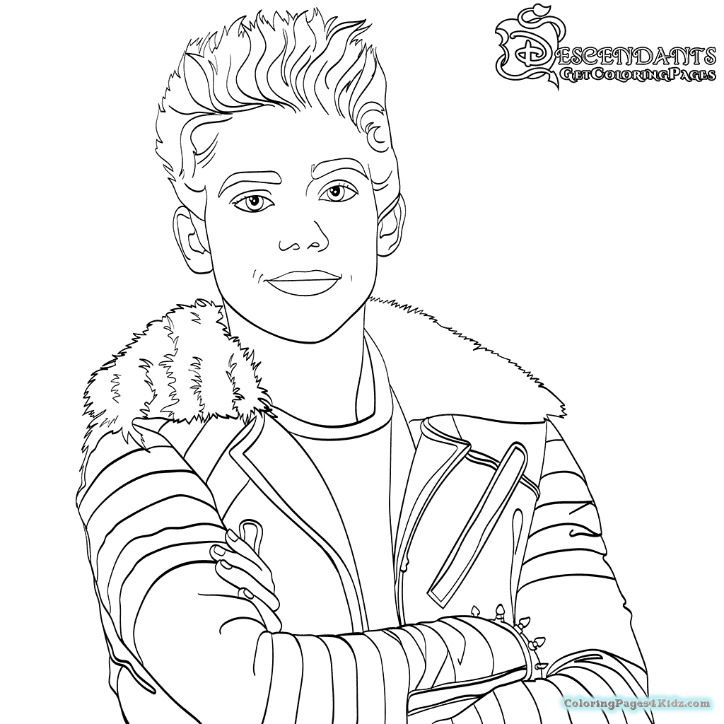 Disney Descendants Coloring Pages Coloring Pages For Kids 1024x1024 Disney Descendants Coloring Pages Coloring Pages For Kids