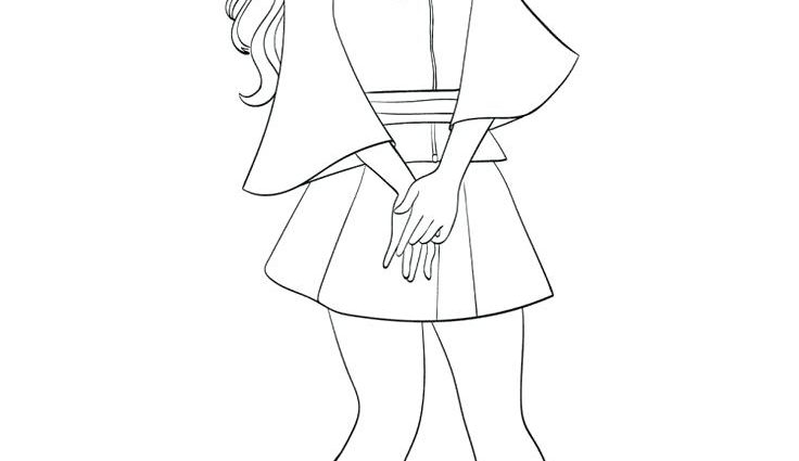 Descendants Coloring Pages Mal And Evie Descendants 2 Coloring 736x425 Descendants Coloring Pages Mal And Evie Descendants 2 Coloring
