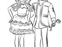 Charming Ideas Descendants 2 Coloring Pages Mal Descendants 2 214x165 Charming Ideas Descendants 2 Coloring Pages Mal Descendants 2