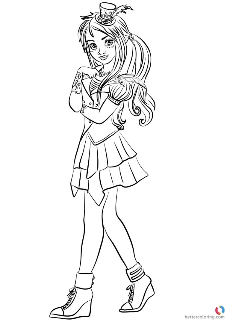 Contemporary Design Descendants 2 Coloring Pages Awesome 768x1075 Contemporary Design Descendants 2 Coloring Pages Awesome