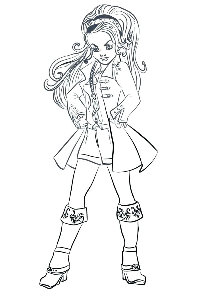 Descendants 2 Coloring Pages To Print Descendants 2 Coloring Book 732x1024 Descendants 2 Coloring Pages To Print Descendants 2 Coloring Book
