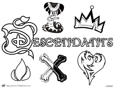 Free Disney Descendants Coloring Pages Skgaleana 400x309 Free Disney Descendants Coloring Pages Skgaleana