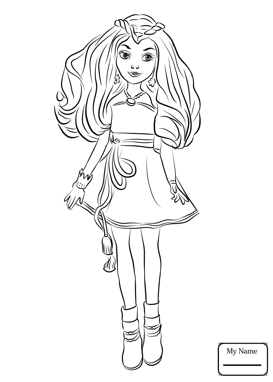 Descendants 2 Uma Coloring Pages at GetColorings.com | Free printable ...