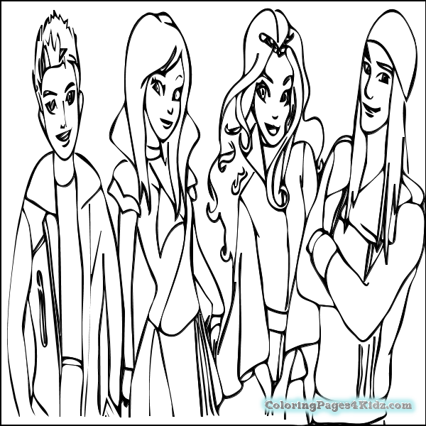 600x600 Descendants Coloring Pages 9 Coloring Pages For Kids