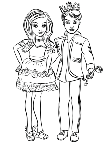 Free Printable Descendants Coloring Pages 343x480 Free Printable Descendants Coloring Pages