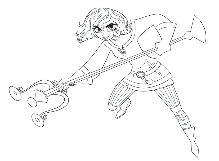 Descendants Coloring Book Tangled The Series Coloring Page 827x609 Descendants Coloring Book Tangled The Series Coloring Page