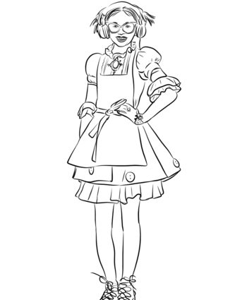 343x425 Disney Descendants 2 Coloring Pages Dizzy From Descendants 2