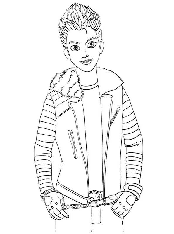 Kids N 15 Coloring Pages Of Disney Descendant Wicked World 595x800 Kids N 15 Coloring Pages Of Disney Descendant Wicked World