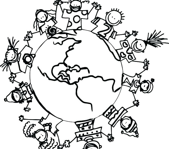 World Coloring Pages World Coloring Pages Children 678x600 World Coloring Pages World Coloring Pages Children