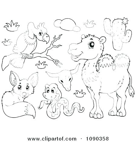 Desert Animal Coloring Pages Desert Animal Coloring Pages Desert 450x470 Desert Animal Coloring Pages Desert Animal Coloring Pages Desert