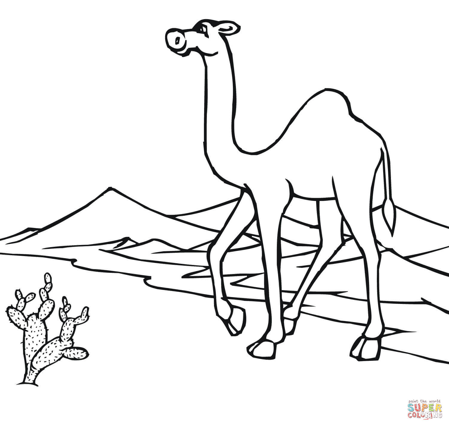 Desert Coloring Pages Insider 9 Of 1500x1424 Desert Coloring Pages Insider 9 Of