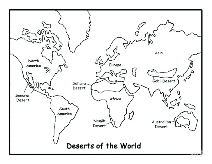 728x563 Map Coloring Pages North Map Coloring Page Continent Coloring