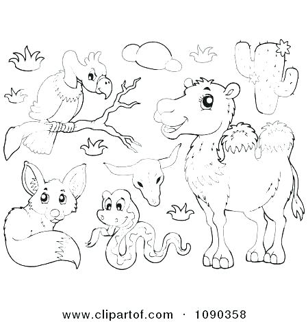 450x470 Sahara Desert Coloring Pages Printable Coloring Desert Coloring
