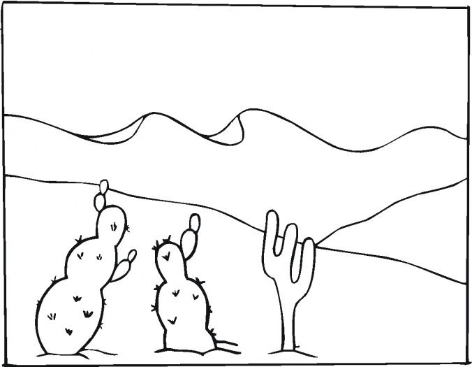 Free Printable Desert Coloring Pages For The Kiddos 676x525 Free Printable Desert Coloring Pages For The Kiddos