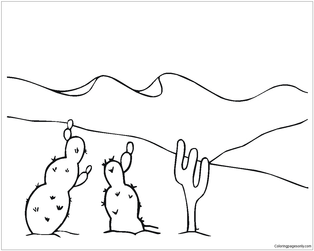 Desert Coloring Pages Landscape Animals 1213x970 Desert Coloring Pages Landscape Animals