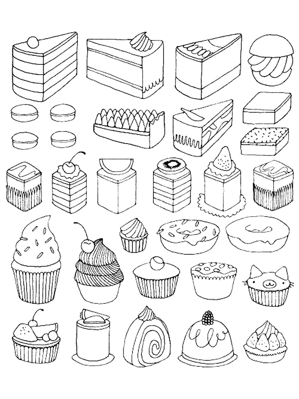 Desert Scene Coloring Page Perfect Dessert Coloring Book About 1000x1332 Desert Scene Coloring Page Perfect Dessert Coloring Book About