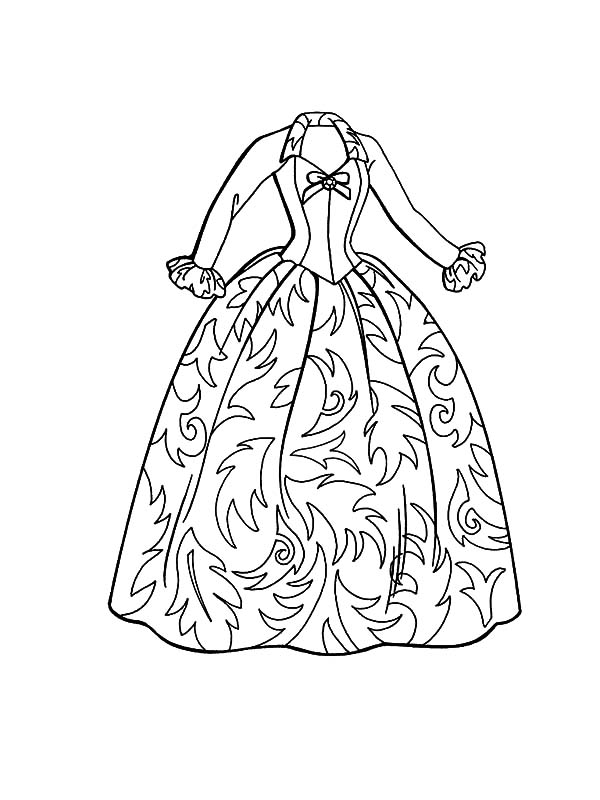 600x800 Dress Coloring Pages Lets Dress Up Coloring Page Twisty Noodle