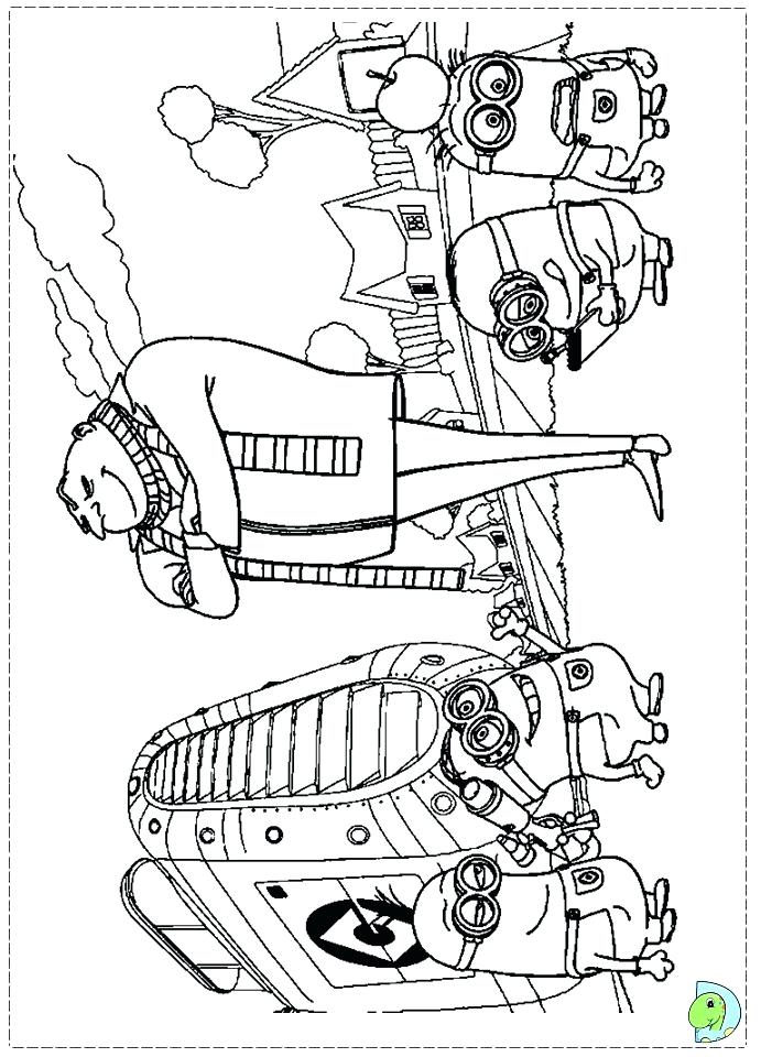 691x960 Despicable Me 2 Coloring Pages To Print Printable Coloring Pages