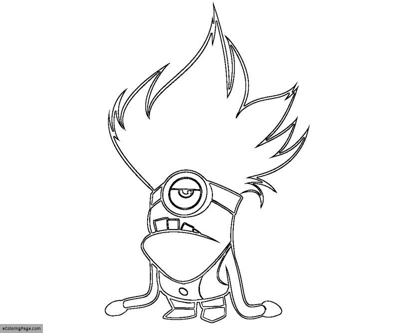 800x667 Despicable Me 2 Evil Minion Coloring Page For Kids Ecoloringpage