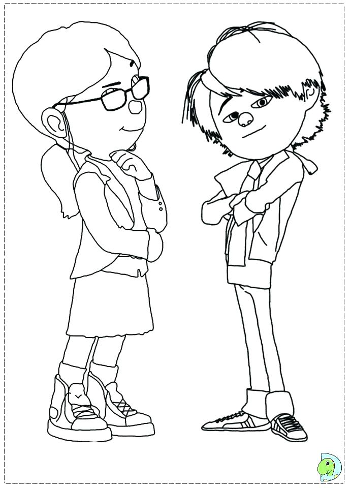 691x960 Despicable Me 3 Coloring Pages Printable Despicable Me Printable