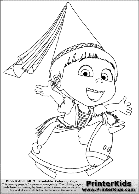 580x812 Despicable Me Coloring Pages