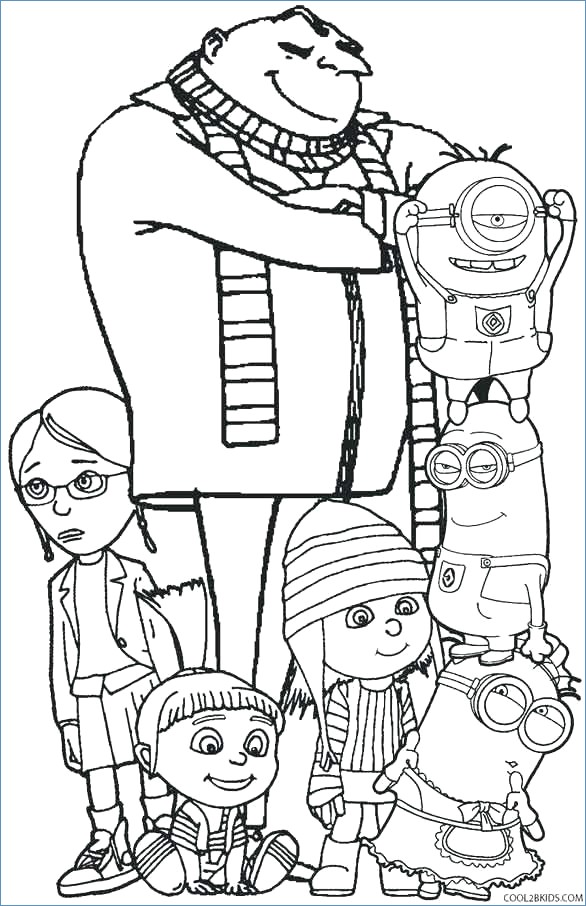 586x906 Agnes Of Despicable Me Coloring Pages