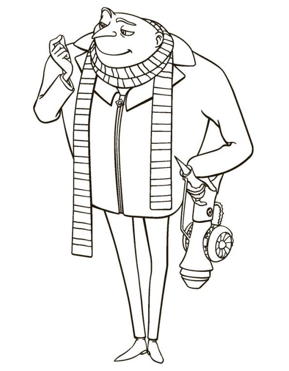 595x764 Kids N 16 Coloring Pages Of Despicable Me