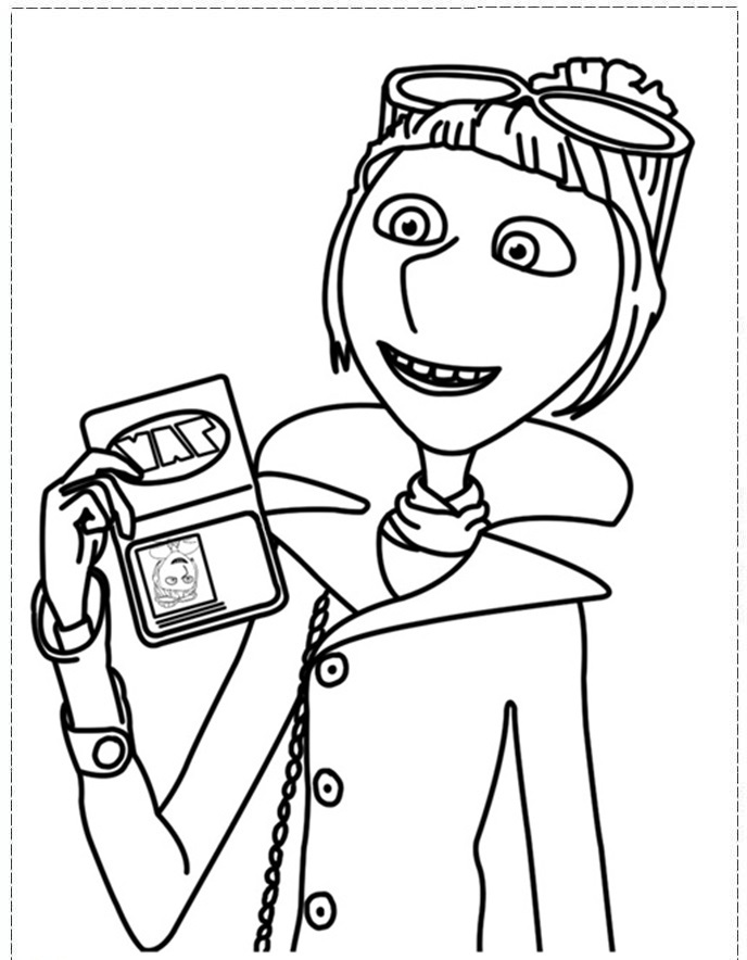 688x884 Dispicable Me Coloring Pages