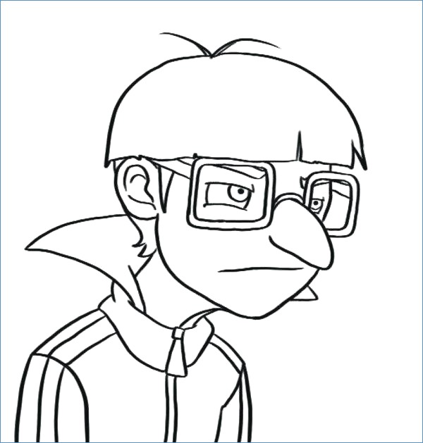 600x629 Agnes Hug Unicorn Despicable Me Coloring Page