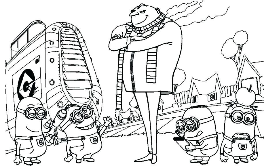 Despicable Me Coloring Pages at GetColorings.com | Free printable ...