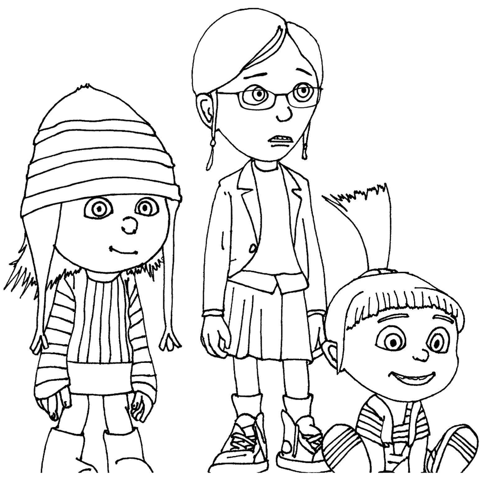 Despicable Me 3 Coloring Pages 1557x1600 Despicable Me 3 Coloring Pages