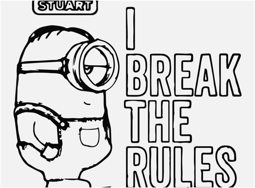 827x609 Minion Coloring Pages To Print Collection Awesome Despicable Me