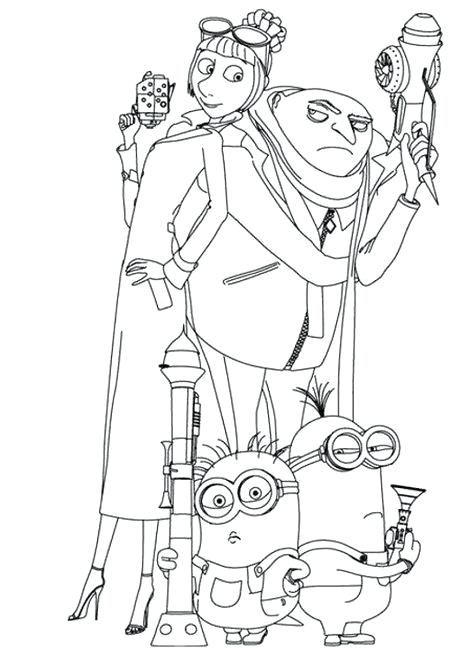 464x650 Minion Printable Coloring Pages Image Result For Despicable Me